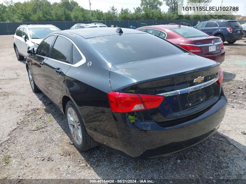 1G1115SL8EU102788 2014 Chevrolet Impala Lt