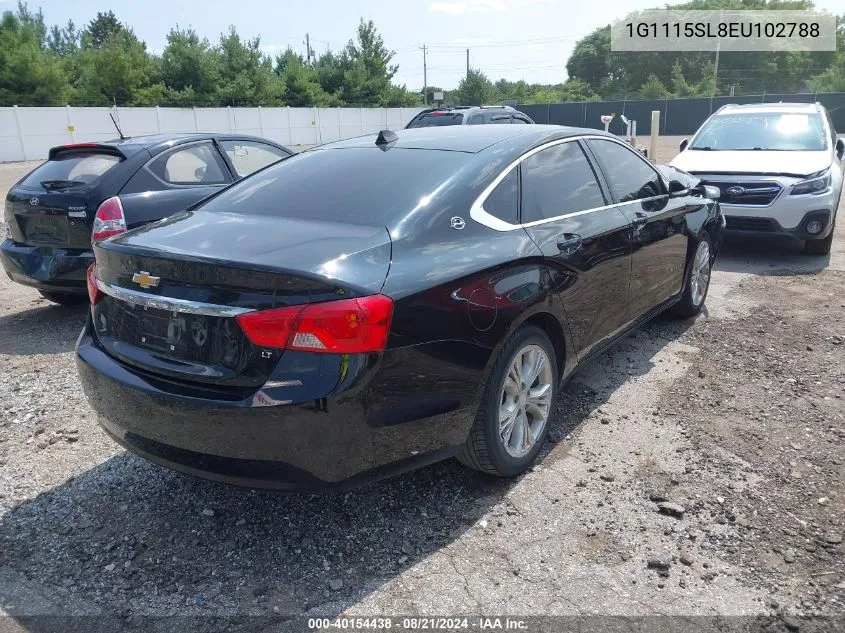 2014 Chevrolet Impala Lt VIN: 1G1115SL8EU102788 Lot: 40154438