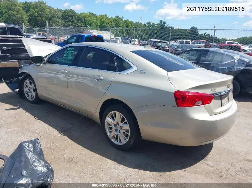 2G11Y5SL2E9189516 2014 Chevrolet Impala Ls