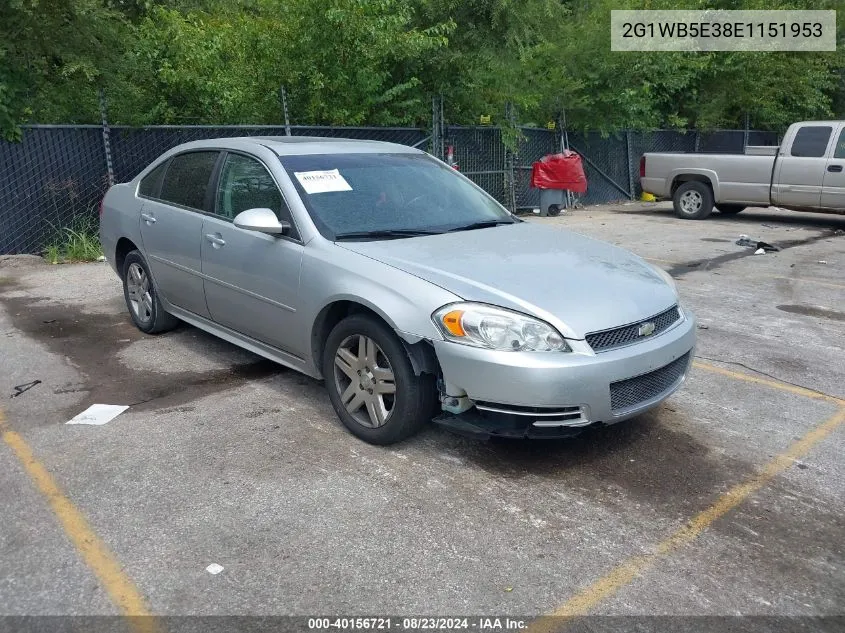 2014 Chevrolet Impala Limited Lt VIN: 2G1WB5E38E1151953 Lot: 40156721