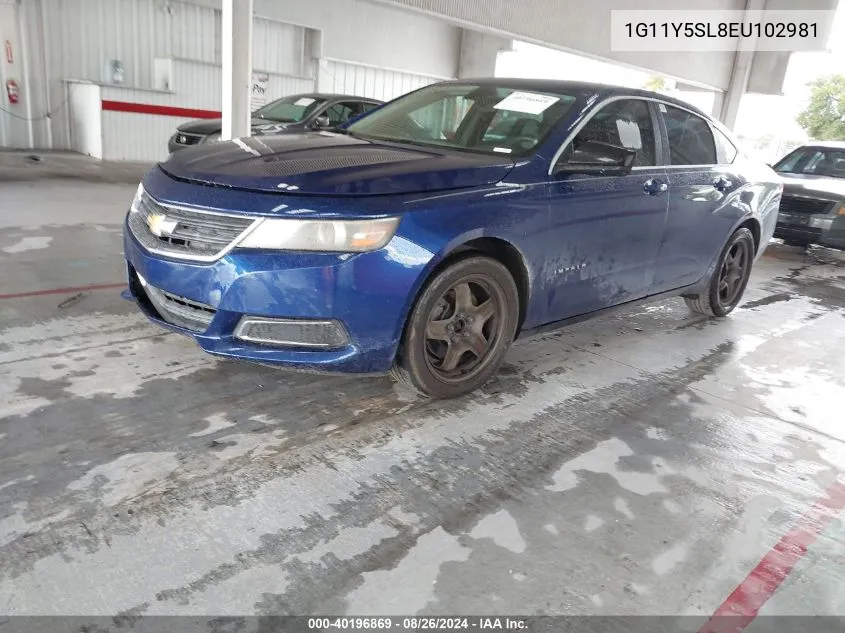 1G11Y5SL8EU102981 2014 Chevrolet Impala 1Ls