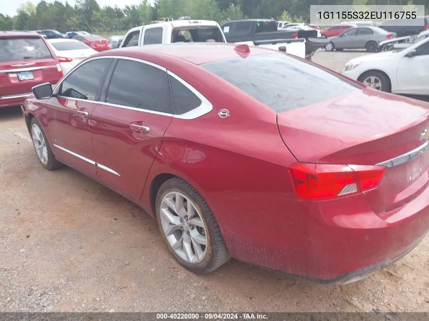 1G1155S32EU116755 2014 Chevrolet Impala 2Lz