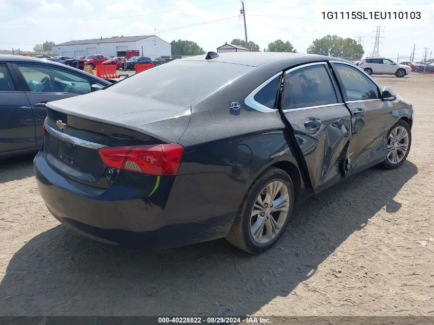 1G1115SL1EU110103 2014 Chevrolet Impala 1Lt