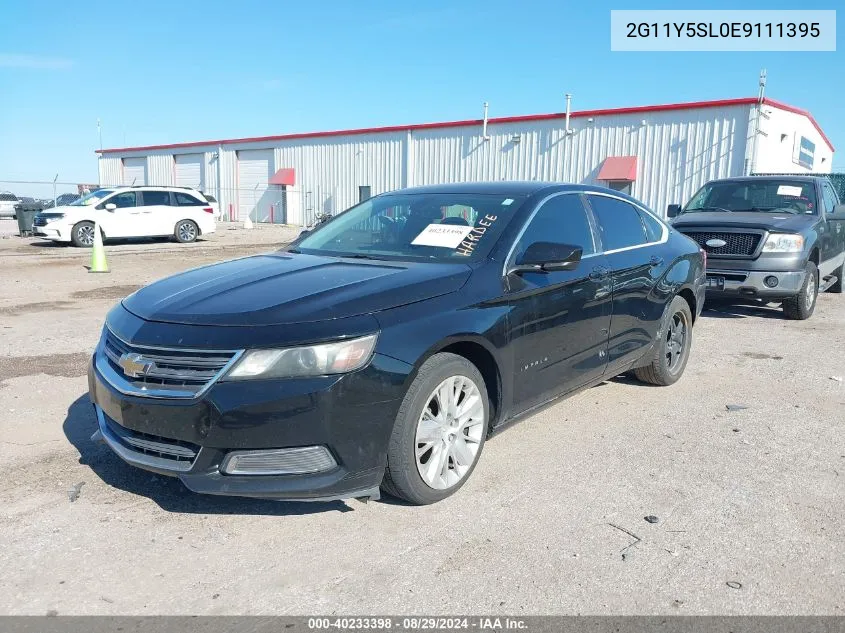 2014 Chevrolet Impala 1Ls VIN: 2G11Y5SL0E9111395 Lot: 40233398