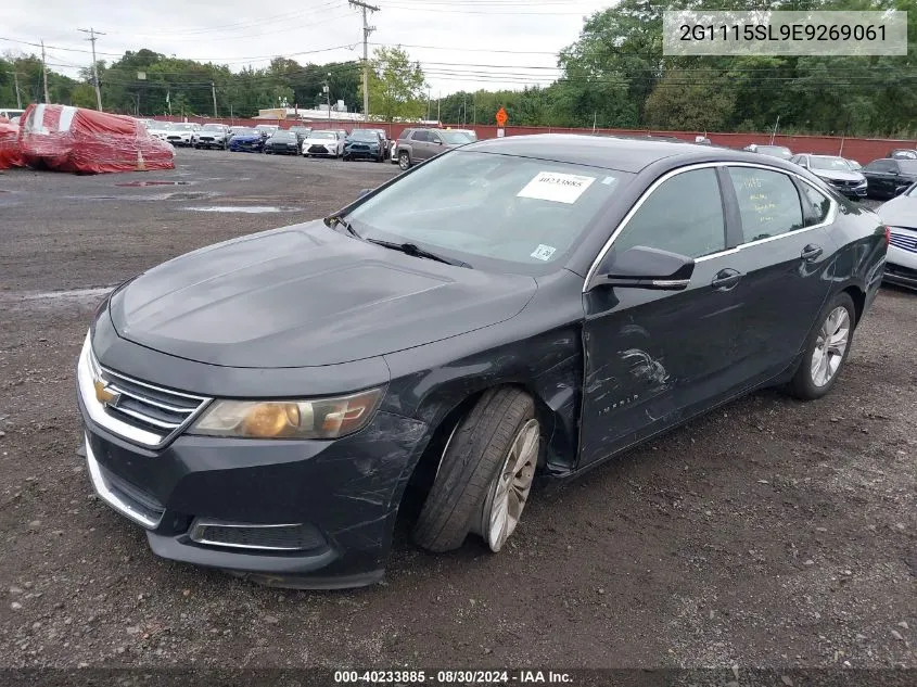 2014 Chevrolet Impala 1Lt VIN: 2G1115SL9E9269061 Lot: 40233885