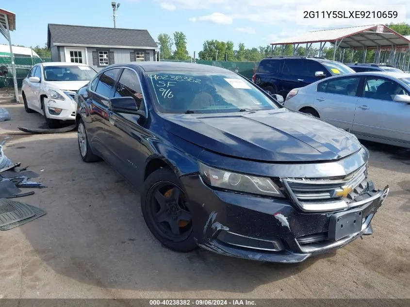 2014 Chevrolet Impala 1Ls VIN: 2G11Y5SLXE9210659 Lot: 40238382