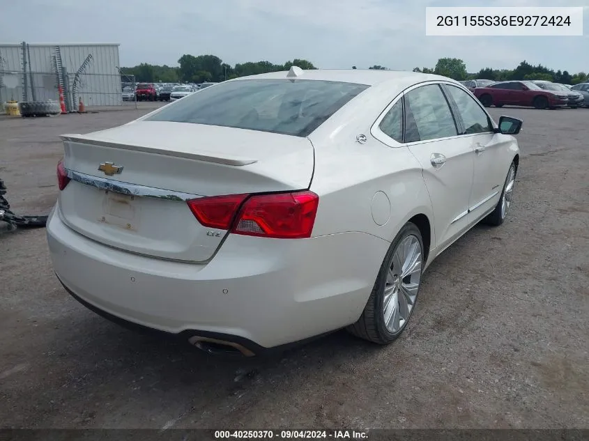 2014 Chevrolet Impala Ltz VIN: 2G1155S36E9272424 Lot: 40250370