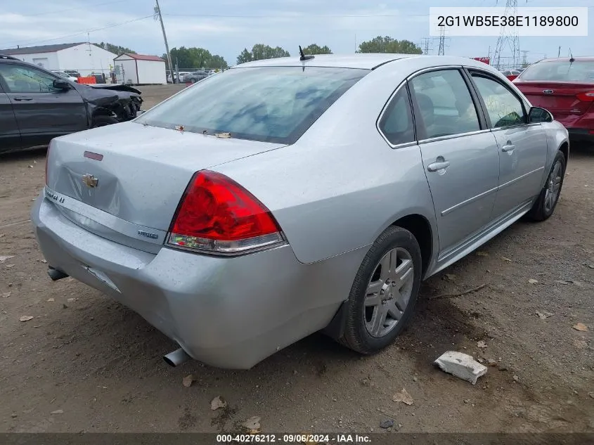 2G1WB5E38E1189800 2014 Chevrolet Impala Limited Lt