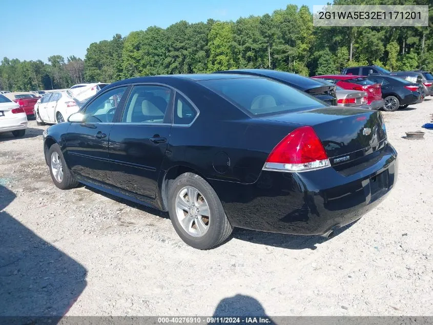 2G1WA5E32E1171201 2014 Chevrolet Impala Limited Ls