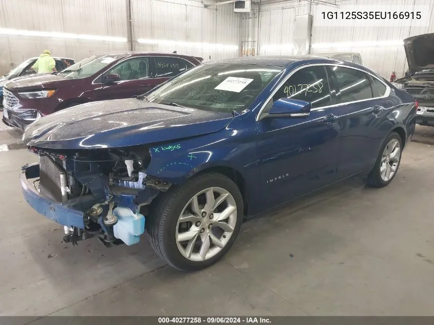 1G1125S35EU166915 2014 Chevrolet Impala 2Lt