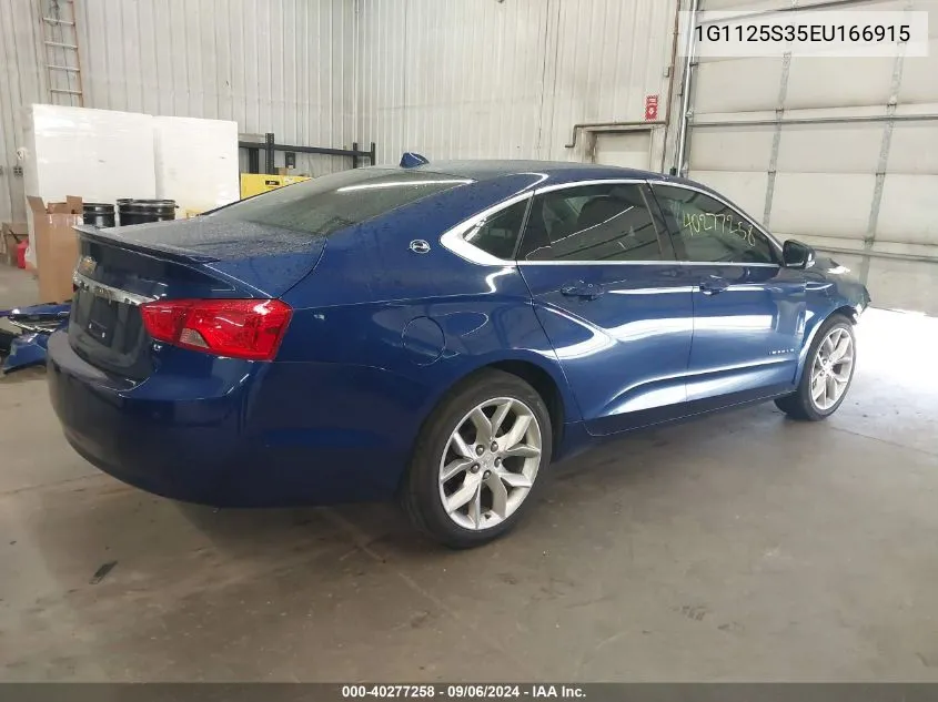 1G1125S35EU166915 2014 Chevrolet Impala 2Lt