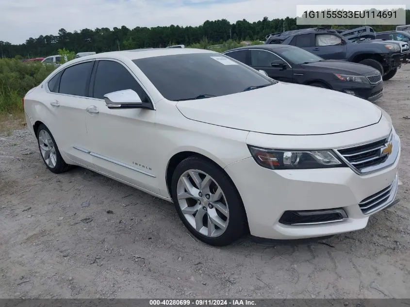 1G1155S33EU114691 2014 Chevrolet Impala 2Lz