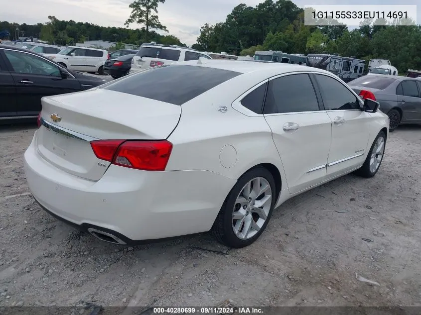 1G1155S33EU114691 2014 Chevrolet Impala 2Lz