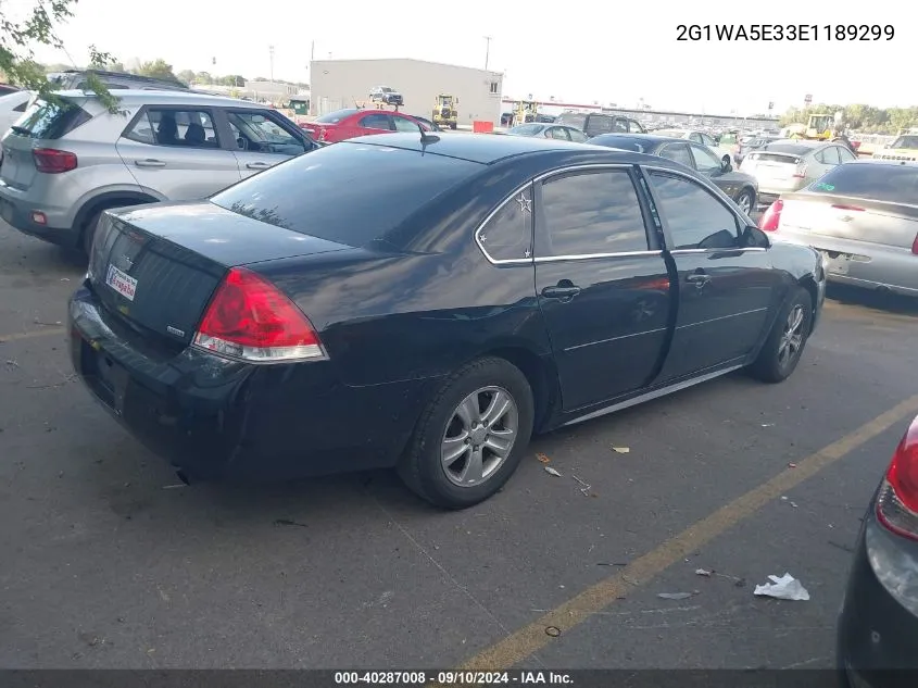 2014 Chevrolet Impala Limited Ls VIN: 2G1WA5E33E1189299 Lot: 40287008