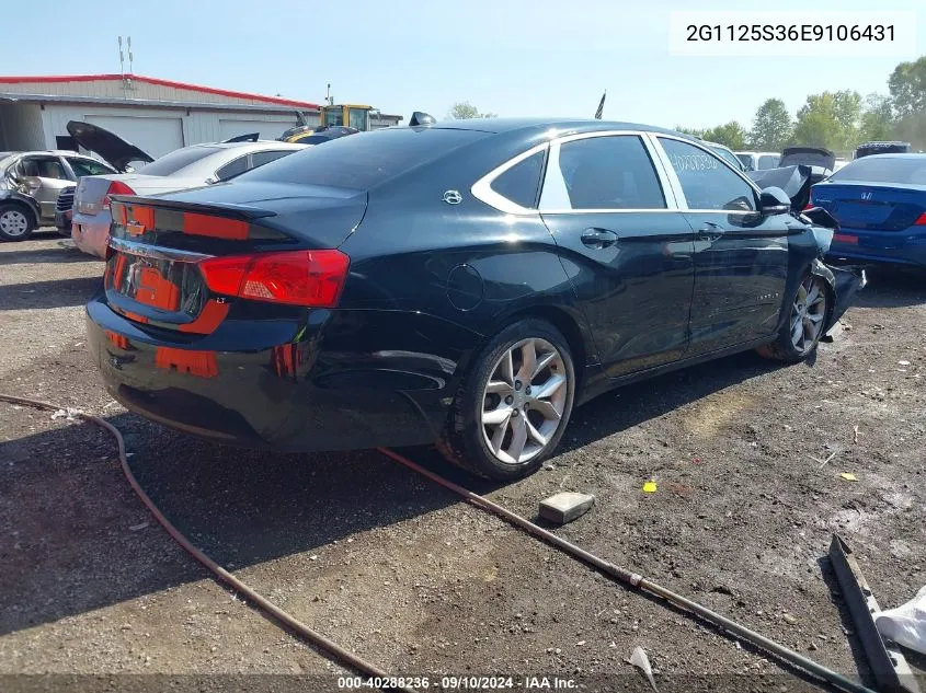 2G1125S36E9106431 2014 Chevrolet Impala 2Lt