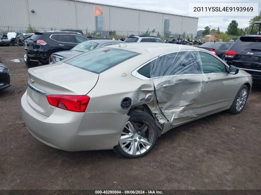 2G11Y5SL4E9193969 2014 Chevrolet Impala 1Ls