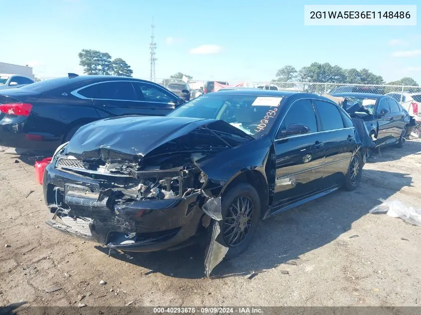 2014 Chevrolet Impala Limited Ls VIN: 2G1WA5E36E1148486 Lot: 40293675