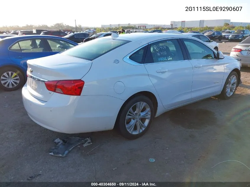 2014 Chevrolet Impala 1Lt VIN: 2G1115SL0E9290607 Lot: 40304650