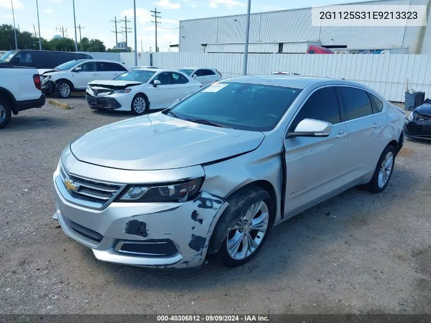 2014 Chevrolet Impala 2Lt VIN: 2G1125S31E9213323 Lot: 40306812