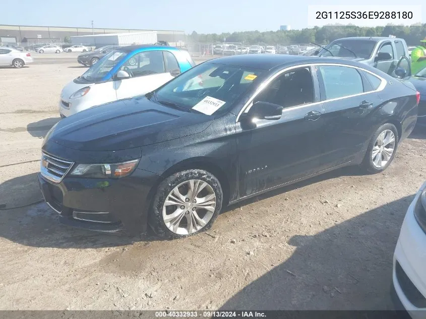 2G1125S36E9288180 2014 Chevrolet Impala 2Lt