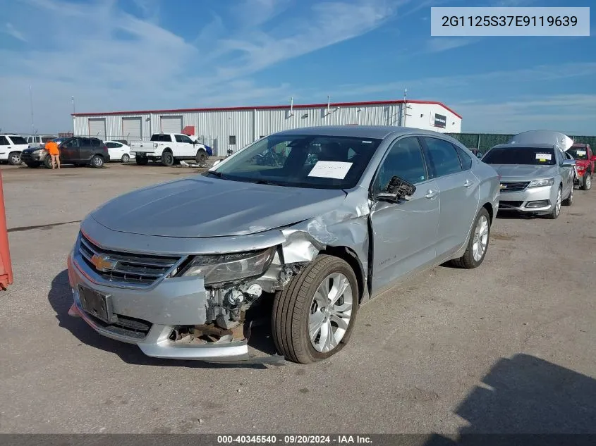 2014 Chevrolet Impala 2Lt VIN: 2G1125S37E9119639 Lot: 40345540