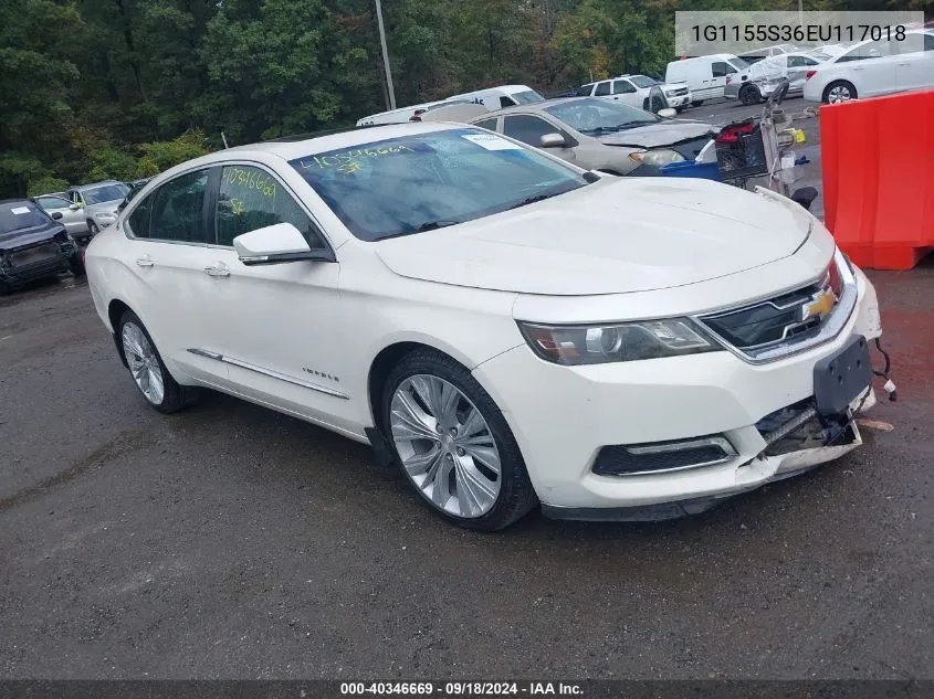 1G1155S36EU117018 2014 Chevrolet Impala 2Lz