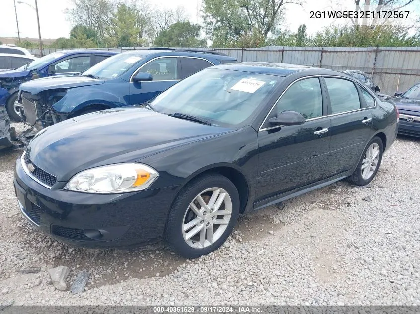 2014 Chevrolet Impala Limited Ltz VIN: 2G1WC5E32E1172567 Lot: 40351529