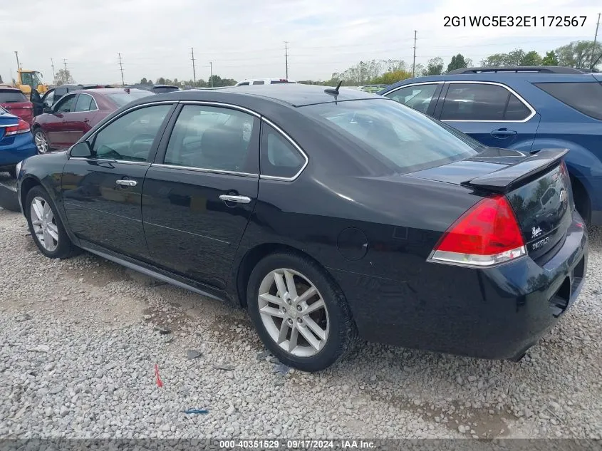 2014 Chevrolet Impala Limited Ltz VIN: 2G1WC5E32E1172567 Lot: 40351529