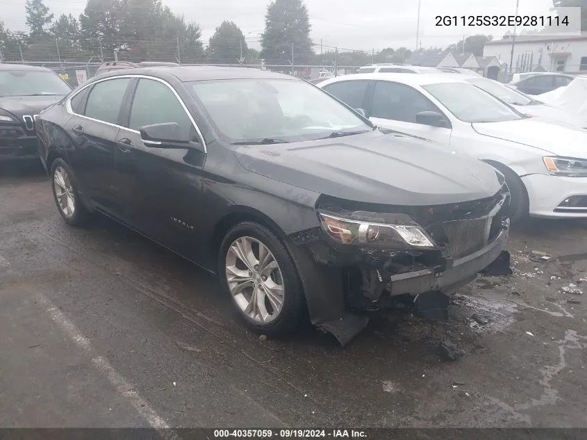 2G1125S32E9281114 2014 Chevrolet Impala 2Lt