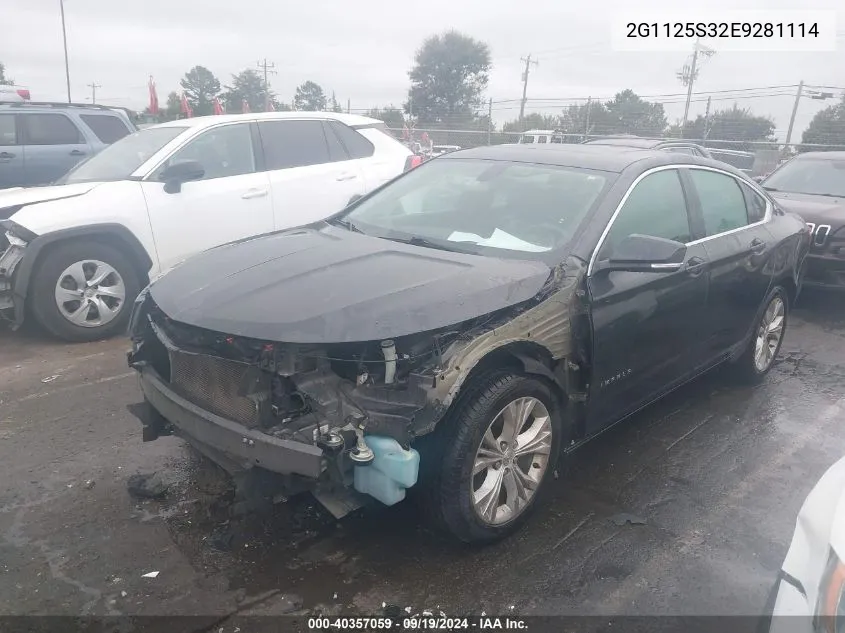 2G1125S32E9281114 2014 Chevrolet Impala 2Lt