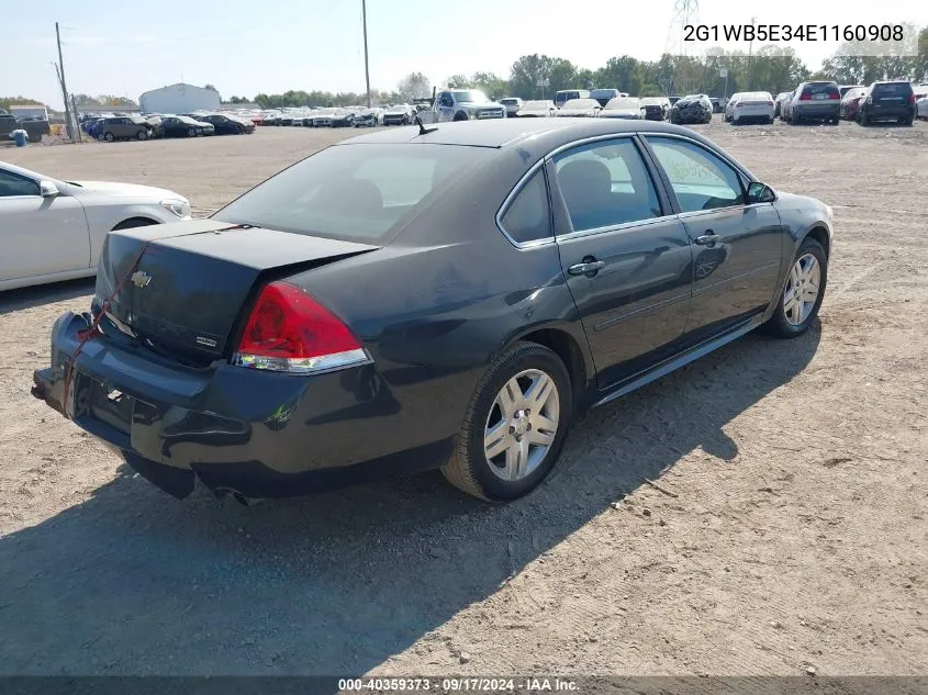 2014 Chevrolet Impala Limited Lt VIN: 2G1WB5E34E1160908 Lot: 40359373