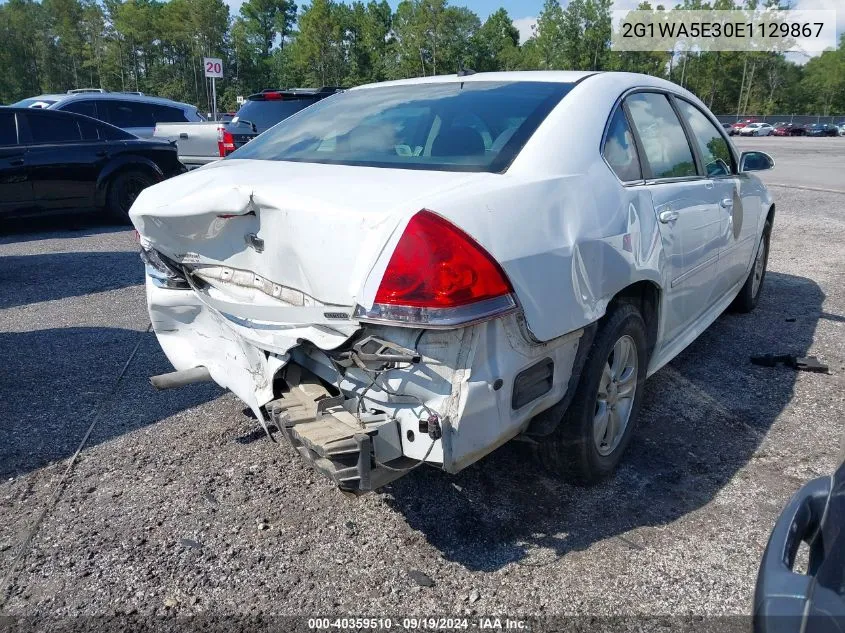 2014 Chevrolet Impala Limited Ls VIN: 2G1WA5E30E1129867 Lot: 40359510