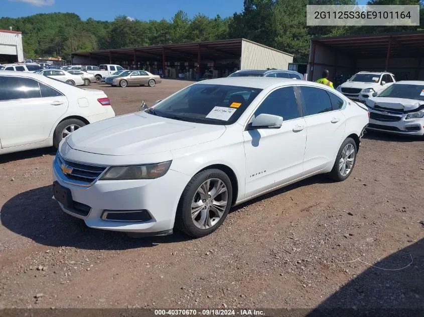 2014 Chevrolet Impala 2Lt VIN: 2G1125S36E9101164 Lot: 40370670