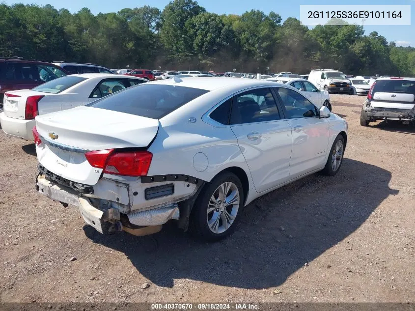 2014 Chevrolet Impala 2Lt VIN: 2G1125S36E9101164 Lot: 40370670