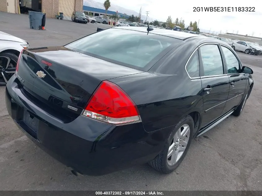 2G1WB5E31E1183322 2014 Chevrolet Impala Limited Lt