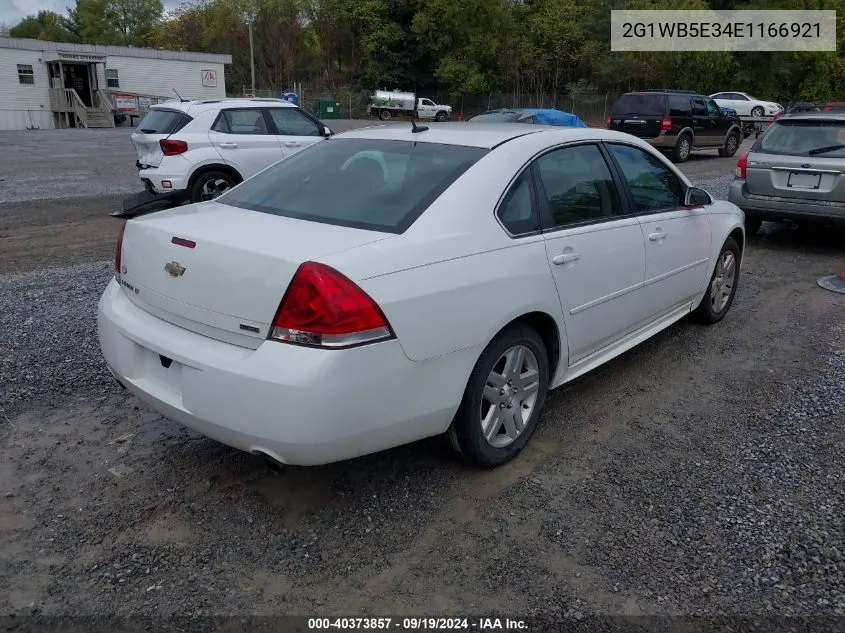 2G1WB5E34E1166921 2014 Chevrolet Impala Limited Lt