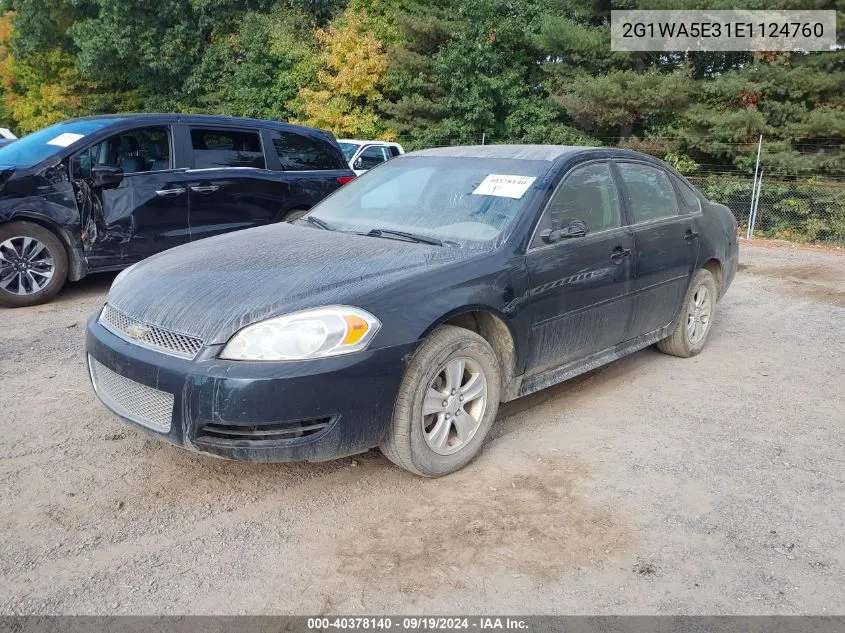 2014 Chevrolet Impala Limited Ls VIN: 2G1WA5E31E1124760 Lot: 40378140