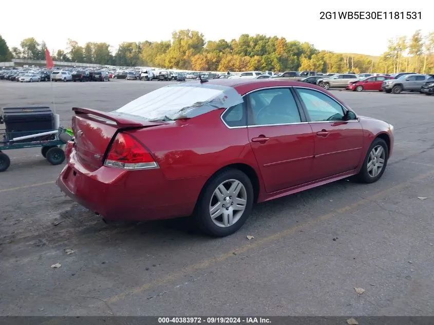 2G1WB5E30E1181531 2014 Chevrolet Impala Limited Lt