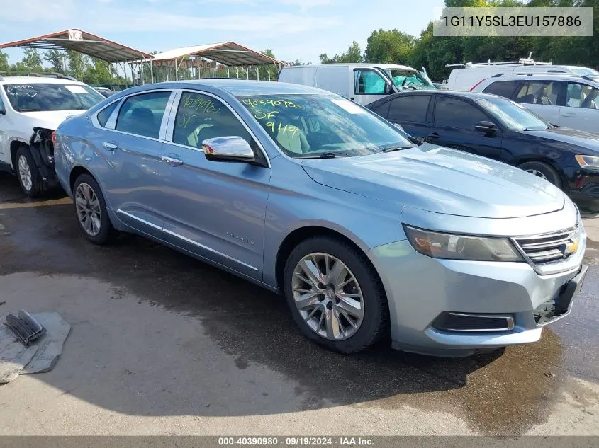 2014 Chevrolet Impala 1Ls VIN: 1G11Y5SL3EU157886 Lot: 40390980