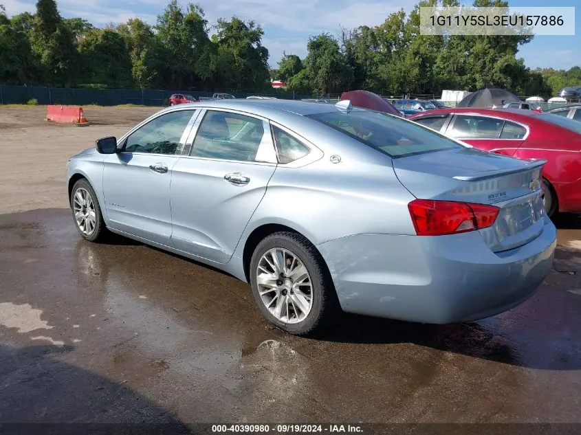 2014 Chevrolet Impala 1Ls VIN: 1G11Y5SL3EU157886 Lot: 40390980