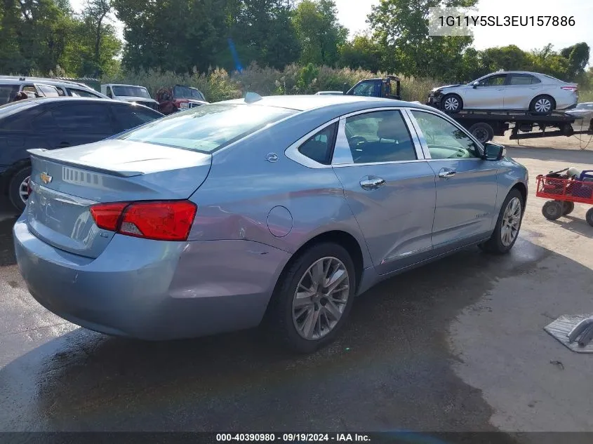 2014 Chevrolet Impala 1Ls VIN: 1G11Y5SL3EU157886 Lot: 40390980