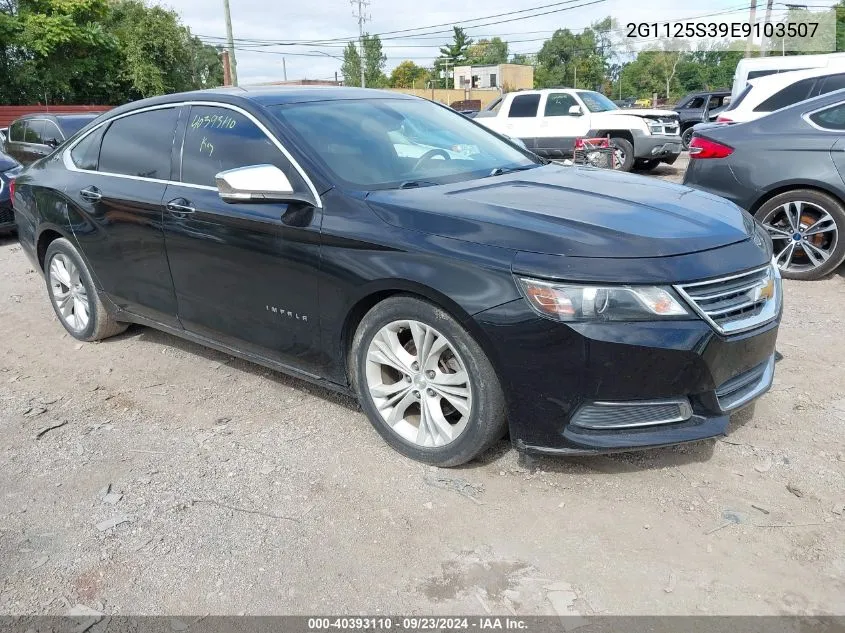 2014 Chevrolet Impala Lt VIN: 2G1125S39E9103507 Lot: 40393110