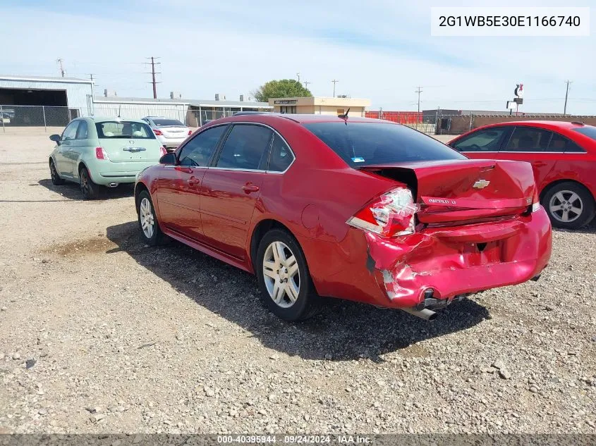 2014 Chevrolet Impala Limited Lt VIN: 2G1WB5E30E1166740 Lot: 40395944