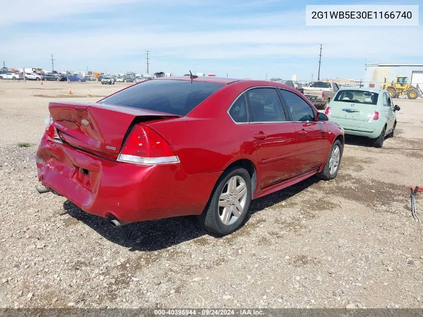 2014 Chevrolet Impala Limited Lt VIN: 2G1WB5E30E1166740 Lot: 40395944