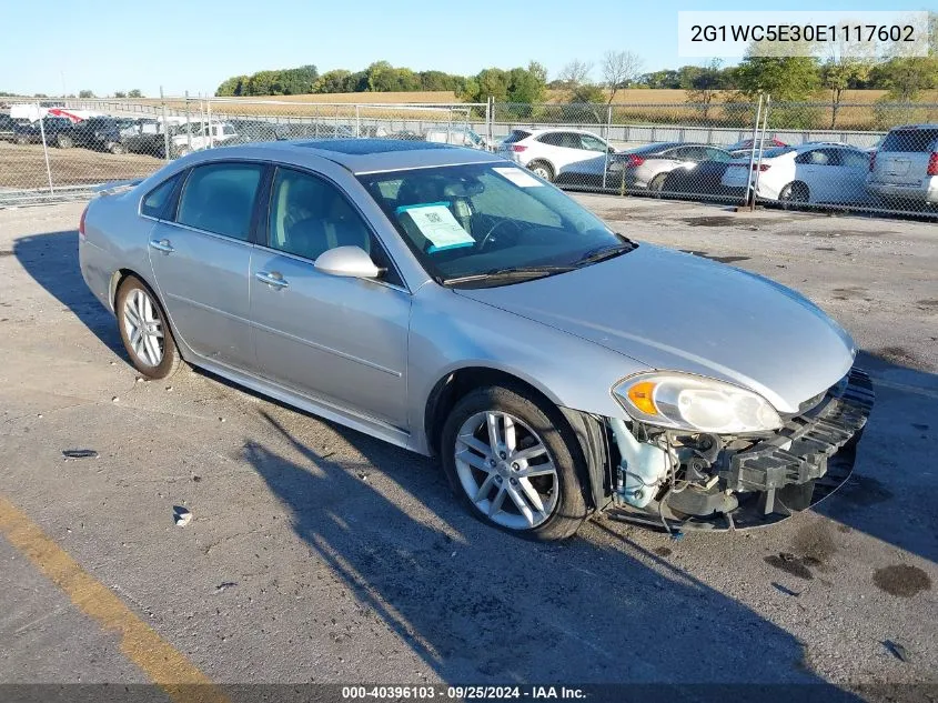 2014 Chevrolet Impala Limited Ltz VIN: 2G1WC5E30E1117602 Lot: 40396103