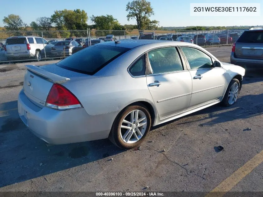 2014 Chevrolet Impala Limited Ltz VIN: 2G1WC5E30E1117602 Lot: 40396103