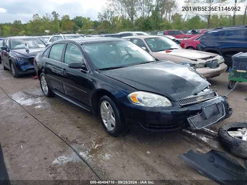 2014 Chevrolet Impala Limited Lt VIN: 2G1WB5E36E1146962 Lot: 40404710