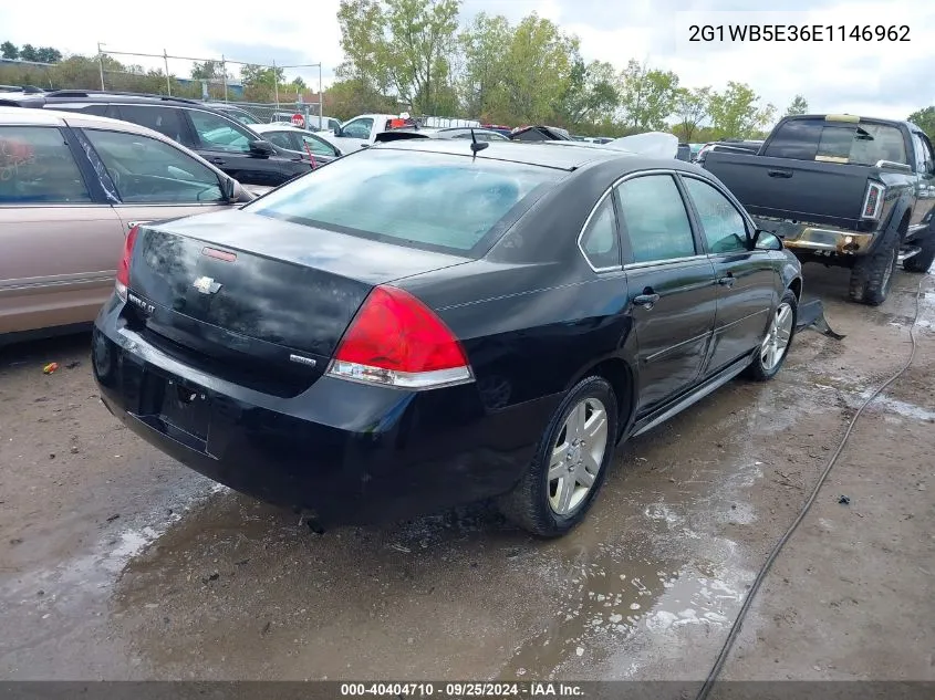 2014 Chevrolet Impala Limited Lt VIN: 2G1WB5E36E1146962 Lot: 40404710