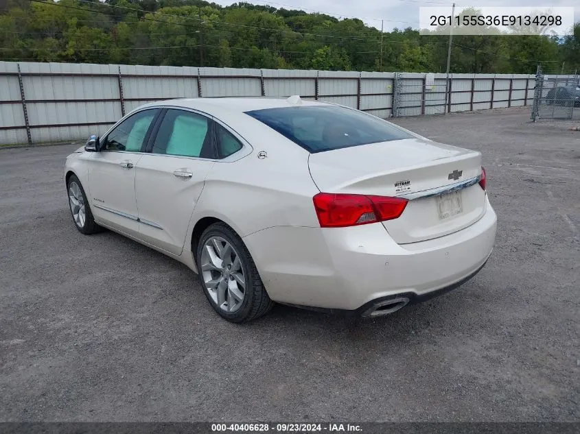 2014 Chevrolet Impala Ltz VIN: 2G1155S36E9134298 Lot: 40406628