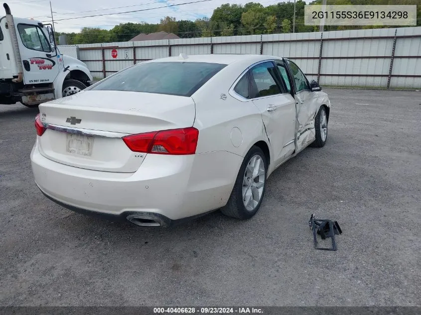 2014 Chevrolet Impala Ltz VIN: 2G1155S36E9134298 Lot: 40406628